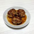S72☆'s cooksnap of when they made 豚ひき肉の和風ハンバーグ.