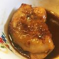 マスカル12's cooksnap of when they made 簡単！レンコンの鶏挽肉挟み照り焼き.
