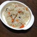 けーこころん's cooksnap of when they made 離乳食後期・完了期☆鶏の炊き込みご飯.