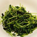 dora0612's cooksnap of when they made 豆苗の塩昆布和え 3分で出来る簡単副菜♪.
