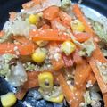 めしゃん's cooksnap of when they made 白菜と人参の胡麻和えサラダ.