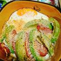 kiosara's cooksnap of when they made 【糖質制限中】アボカド卵ココットカマン.