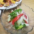 賢くんママ's cooksnap of when they made セロリ&カニカマの酢の物.