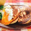 クック4C8WA1☆'s cooksnap of when they made HMでふわふわスフレホットケーキ.