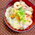 ふたごゆき's cooksnap of when they made ウェイパーで中華丼.