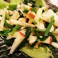 うぃんたろう's cooksnap of when they made ほうれん草と林檎のクリームチーズサラダ♡.