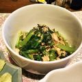 白い舟's cooksnap of when they made レンジで簡単☆小松菜の胡麻ツナ和え。.