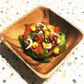 なつき☆ミ's cooksnap of when they made 簡単☆パプリカの塩昆布あえ☆.