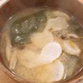 Genkimyao's cooksnap of when they made ◆菊芋とエノキとわかめの味噌汁◆.
