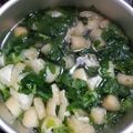 ち（＊´・ω・｀）ろ's cooksnap of when they made 【みそ汁の具シリーズ】大根葉とおあげ.