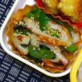 nosso's cooksnap of when they made ピーマンとちくわのゴマ塩炒め♪簡単.