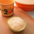 はるティー's cooksnap of when they made HMで簡単！離乳食蒸しパン（卵なし）.
