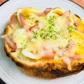 島子☆'s cooksnap of when they made ゆで卵のチーズ柚子胡椒トースト.