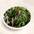 みりんこ♡'s cooksnap of when they made もやしとほうれん草の塩昆布あえ.