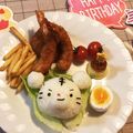 しんとママ's cooksnap of when they made トラくんおにぎり＊キャラ弁.