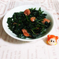yukiwanko's cooksnap of when they made ほうれん草とウインナー炒め.