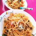 Ru★'s cooksnap of when they made ☆１歳☆取り分けﾒﾆｭｰ♪ナポリタン.
