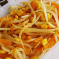 ぐでまる。's cooksnap of when they made もやしとカラーピーマンのめんつゆ炒め.