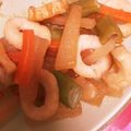 ムーミン谷のmee's cooksnap of when they made 大根竹輪豚こまのキンピラ風.