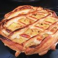 Misakitam's cooksnap of when they made 簡単！スイートポテトアップルパイ♡.