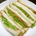 ジョングレ's cooksnap of when they made あのコンビニ風レタスサンド。.