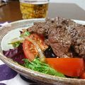 ダイナマイト漆黒's cooksnap of when they made かんたん 美味しい 和牛焼肉サラダ.