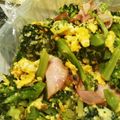 双葉蓮時。's cooksnap of when they made ブロッコリーとハムのマヨ卵炒め.