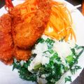ひなたのねこやなぎ's cooksnap of when they made 新じゃがと春菊のポテトサラダ.