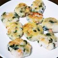 もいこ196482's cooksnap of when they made むきえびと大葉のはんぺん焼き〜チーズ風味.