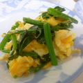 そらてんママ's cooksnap of when they made ミモレットチーズとほうれん草卵炒め.
