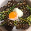 クックBS77TC☆'s cooksnap of when they made ガッツリ男子ごはん☆甘辛スタミナ牛丼.