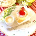 hikarin♪'s cooksnap of when they made ＊ヴィクトリアサンドイッチケーキ＊.