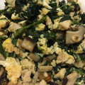 こたろう315's cooksnap of when they made ほうれん草と鶏挽き肉の卵とじ.
