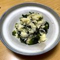 ku1706's cooksnap of when they made しらすと生わかめの和風ポテサラ.