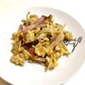 ♪ゆかたん♡'s cooksnap of when they made 簡単♡えのきベーコンとネギ卵.