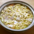 kontack's cooksnap of when they made ほうとう鍋.