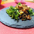 inyako's cooksnap of when they made わさび菜＆豚（牛）.