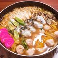 ゆにこーん☆'s cooksnap of when they made 味噌仕立て♪あんこう鍋・かき鍋.