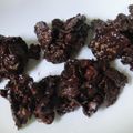 umizora's cooksnap of when they made グラノーラで簡単☆ザクザク〜ロックチョコ.