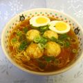 龍青空ママ's cooksnap of when they made たこ焼きのっけラーメン☆.