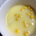 しげくん☆'s cooksnap of when they made レンチン２分！お餅入りコーンスープ.