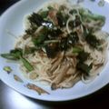 サトモユリア's cooksnap of when they made 【和風】さんまの蒲焼パスタ.