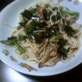 サトモユリア's cooksnap of when they made 【和風】さんまの蒲焼パスタ.