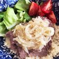 あたむ❤189's cooksnap of when they made 牛肉とタマネギの煮込み.