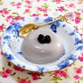 ｍａｒｉ♪'s cooksnap of when they made 黒豆＆クリームチーズのぷるぷるプリン♪.