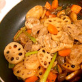 Тика's cooksnap of when they made 豚肉とれんこんの甘酢炒め.