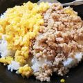 yukky☆mama's cooksnap of when they made 鶏胸肉で簡単そぼろ丼！お弁当にも♪.