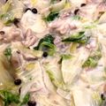 jumoru's cooksnap of when they made 鍋一つで白菜と鶏肉のクリーム煮.