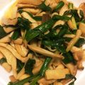 ＊にょにょん＊'s cooksnap of when they made エリンギとにらの炒めもの.