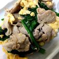 りおえま's cooksnap of when they made 簡単☆豚卵ほうれん草のバター醤油炒め♪♪.